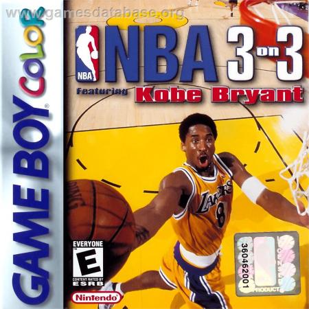 Cover NBA 3 on 3 featuring Kobe Bryant for Game Boy Color